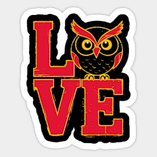 Love owl Sticker